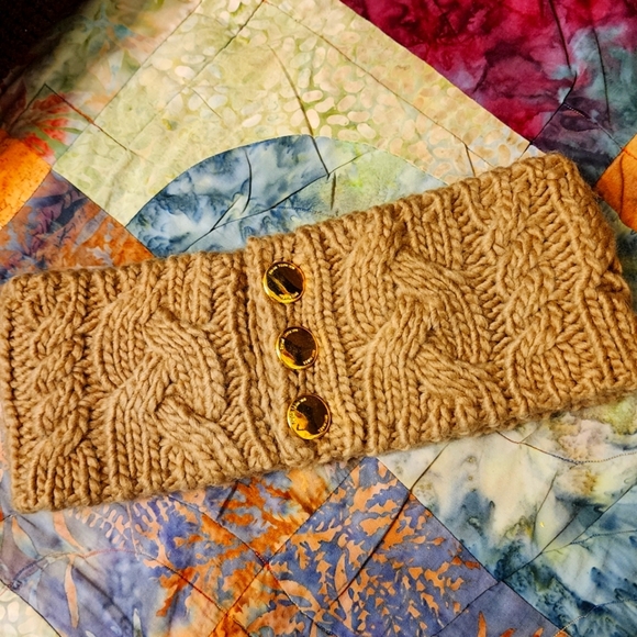 Michael Michael Kors Winter Knitted Head Band Wrap Ear Muff Designer - Picture 1 of 7